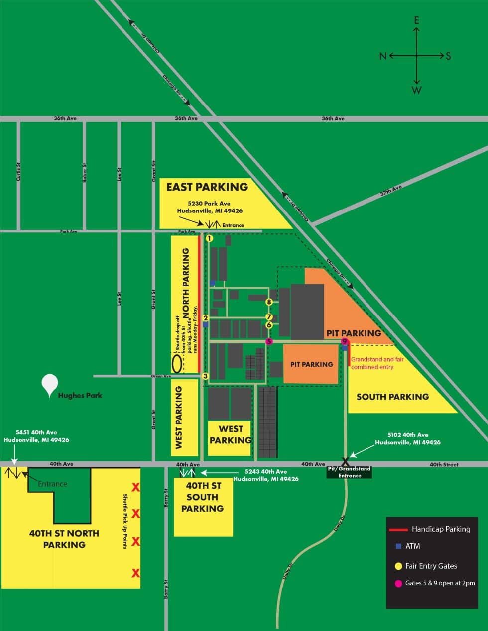 Maps Hudsonville Community Fair