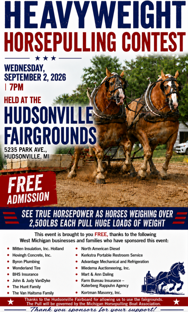 2026 Heavyweight Horse Pulling Contest